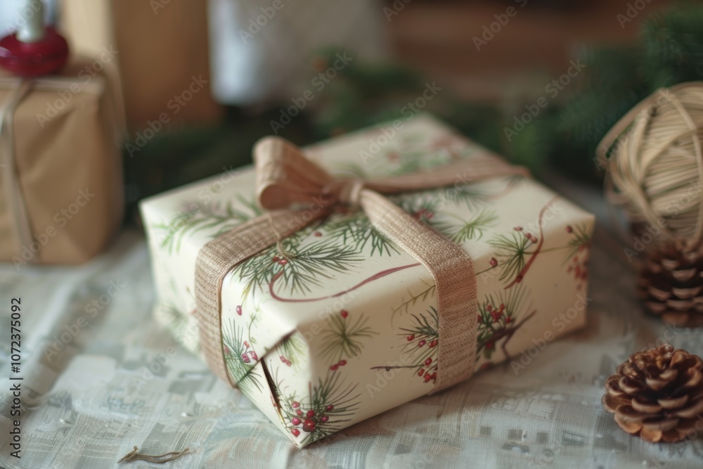 Elegant Gift Wrapping with Black Ribbon for Last-Minute Holiday Preparation Elegant Gift Wrapping with Black Ribbon for Last-Minute Holiday Preparation