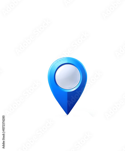 Isolated blue location icon on a transparent background illustration image. Free Download Isolated blue location icon on a transparent background illustration image. - GFXLoad