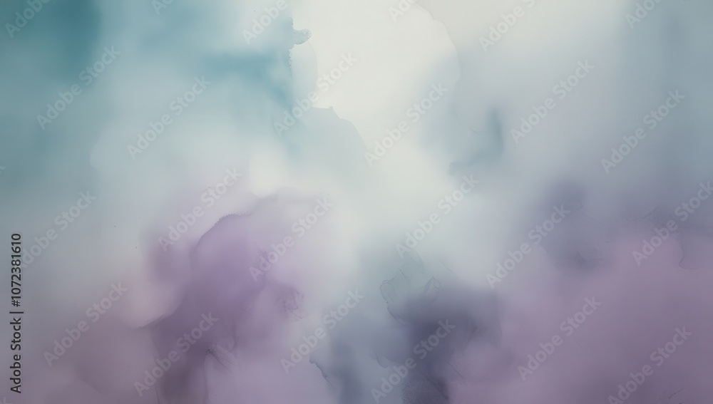 Obraz premium Mysterious and tranquil artwork featuring a gradient of muted hues, evoking a sense of depth and enigma. The delicate interplay of colors invites contemplation