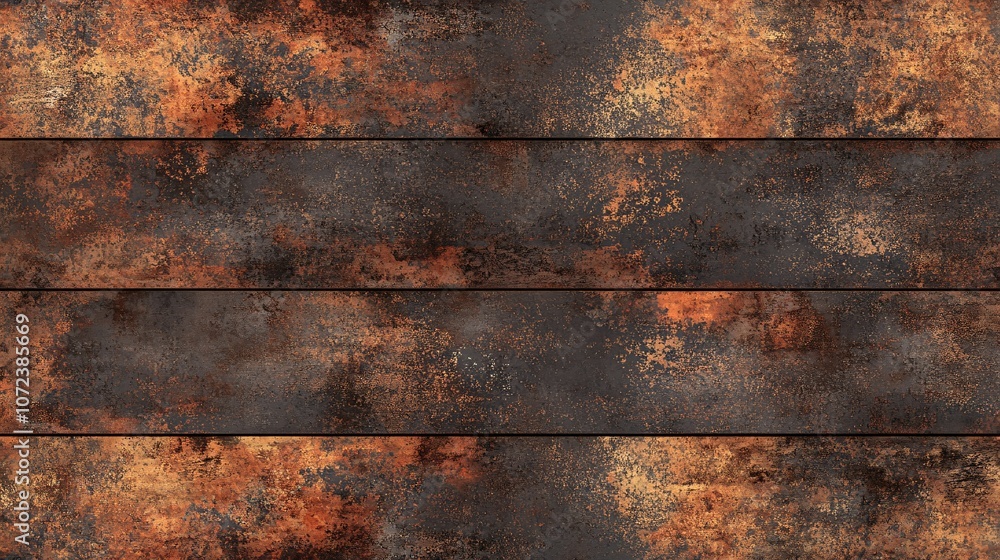 Rusty Metal Panel Texture with Horizontal Lines Rusty Metal Panel Texture with Horizontal Lines