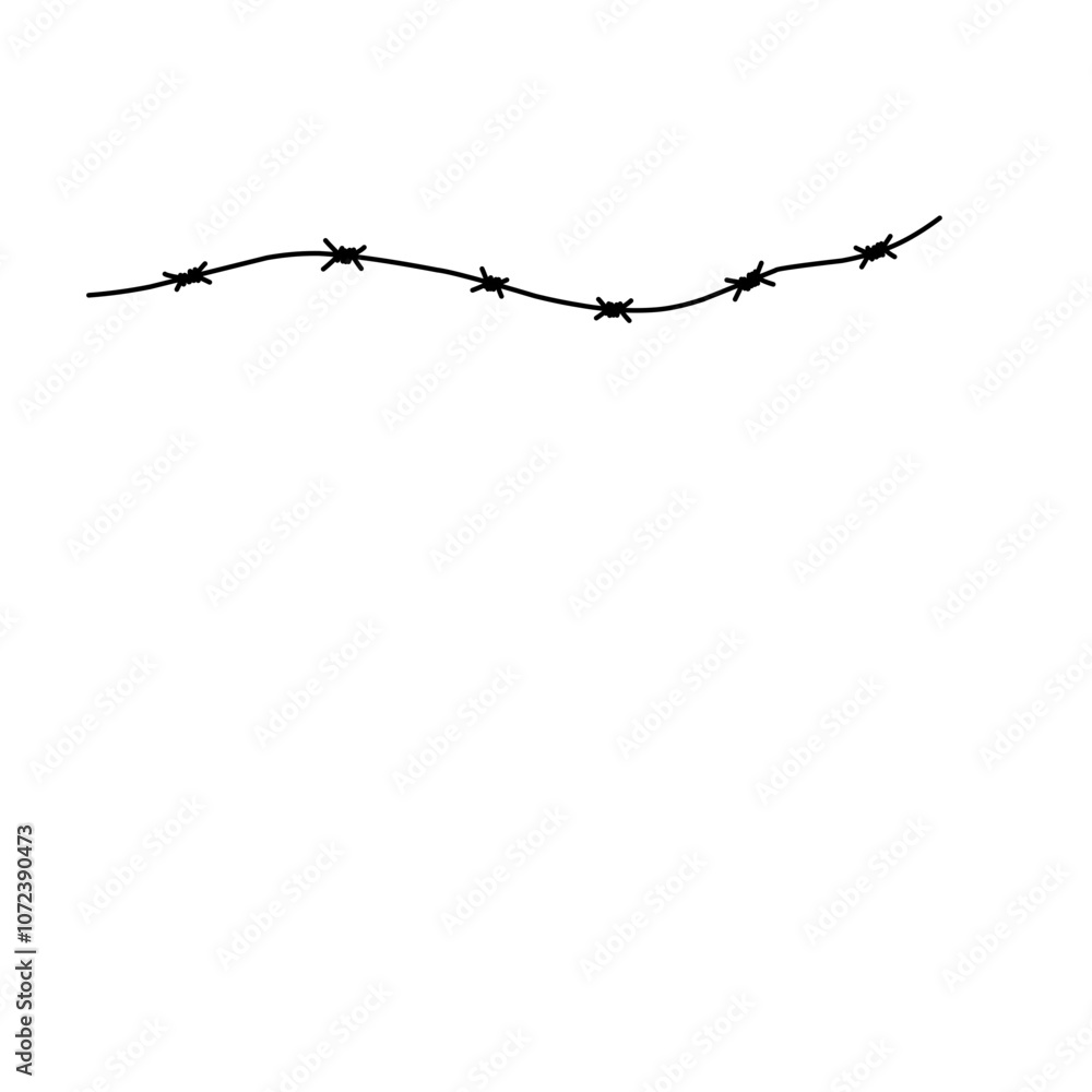 Barbed Wire Silhouette Barbed Wire Silhouette