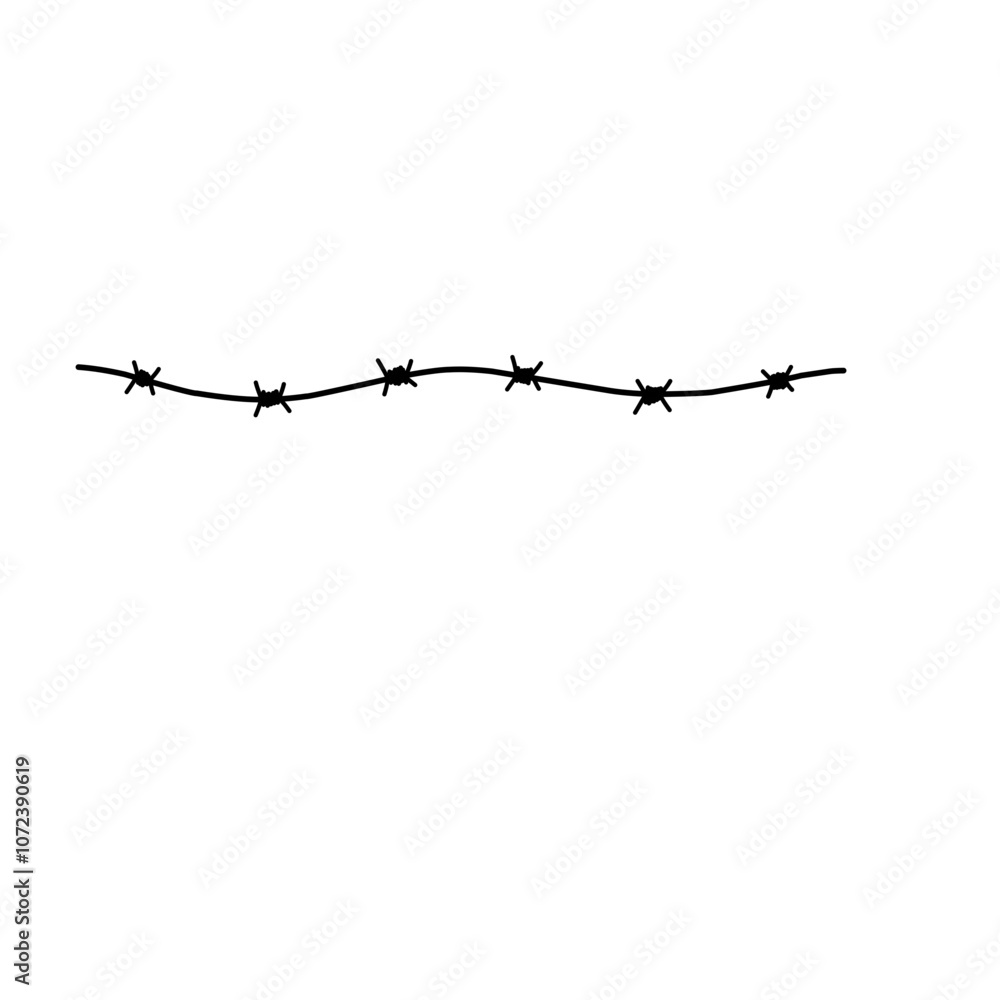 Barbed Wire Silhouette Barbed Wire Silhouette
