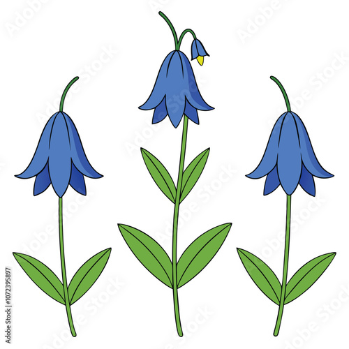 Flowers flat illustration . Beautiful Flowers icon