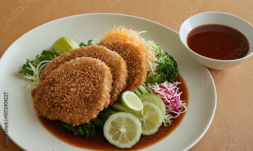 맛있는 돈가스 사진 소스 밥 바삭하고 맛있어보인다