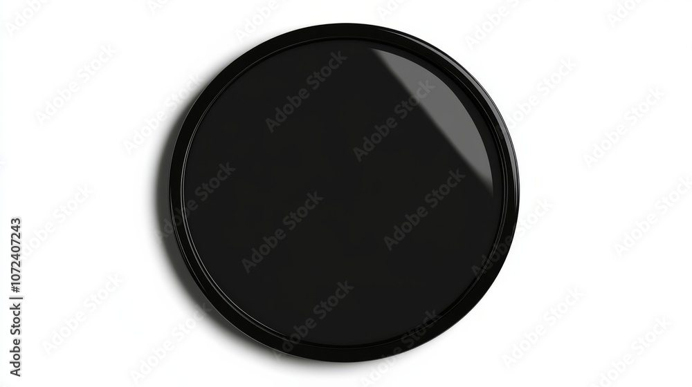 Bold empty Black Friday sale badge, circle podium, empty tag, white backround Bold empty Black Friday sale badge, circle podium, empty tag, white backround
