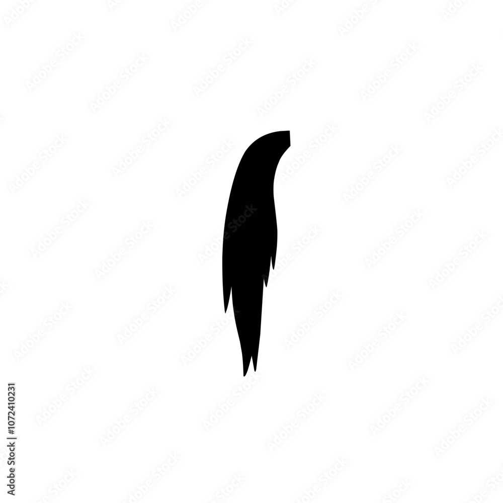 Horse tail silhouette Horse tail silhouette