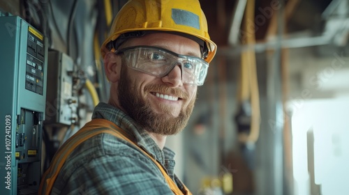 Smiling Construction Worker