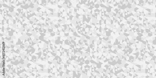 Vector overlap abstract white and gray geometric triangle low polygon surface. minimal diamond creative tile and fabric, mosaic metallic wallpaper background