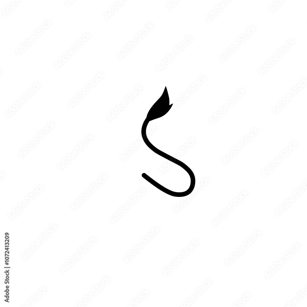 cow tail silhouette cow tail silhouette