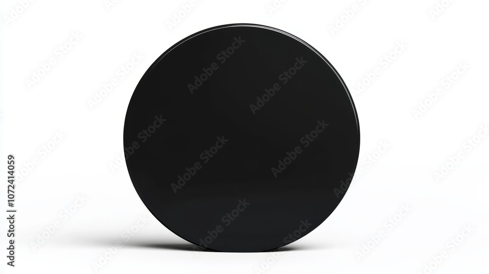 black blank circle shape isolated on white black blank circle shape isolated on white