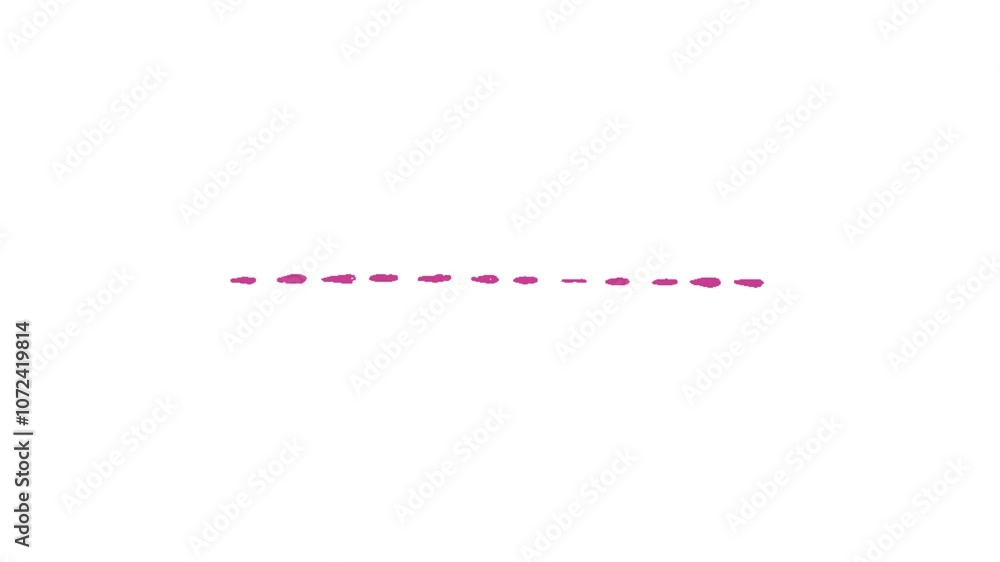 line animation. Hand drawn underline animation, isolated on transparent ...