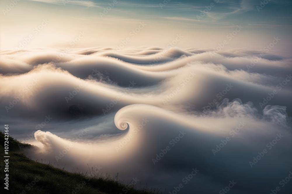 Enchanting Fog with Swirling White Haze and Soft Evolving Smoke Enchanting Fog with Swirling White Haze and Soft Evolving Smoke