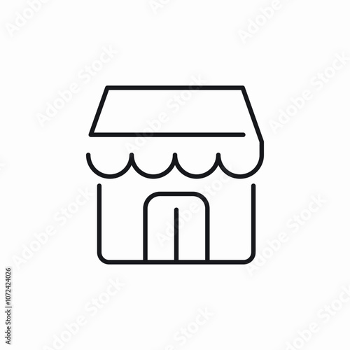 store shop icon sign vector