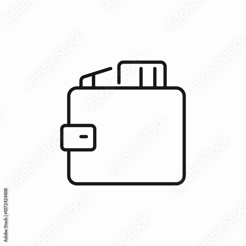 wallet money icon sign vector