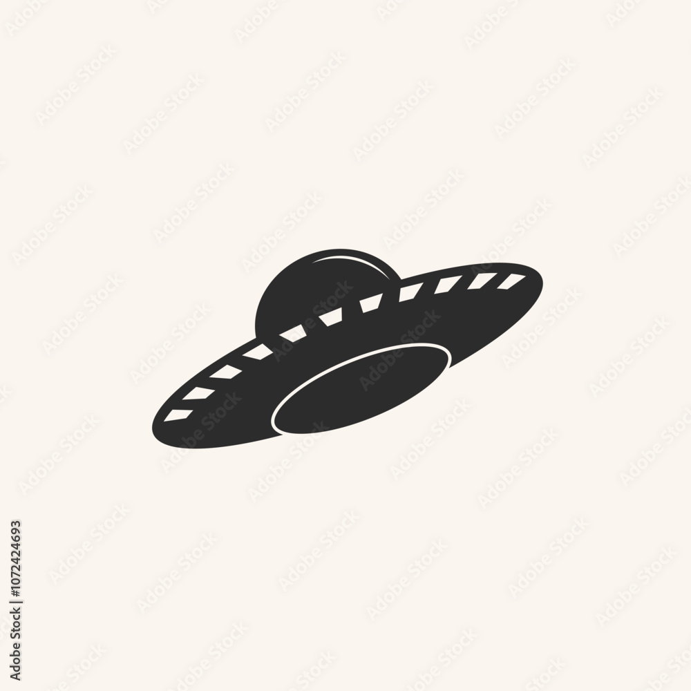 ufo icon logo design art vector illustration. ufo icon logo design art vector illustration.