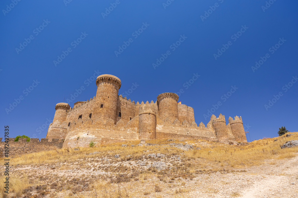 Castillo de Belmonte castle, province Cuenca, Spain Castillo de Belmonte castle, province Cuenca, Spain