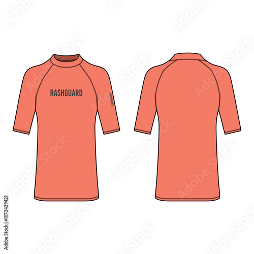 Rashguard Technical Illustration

