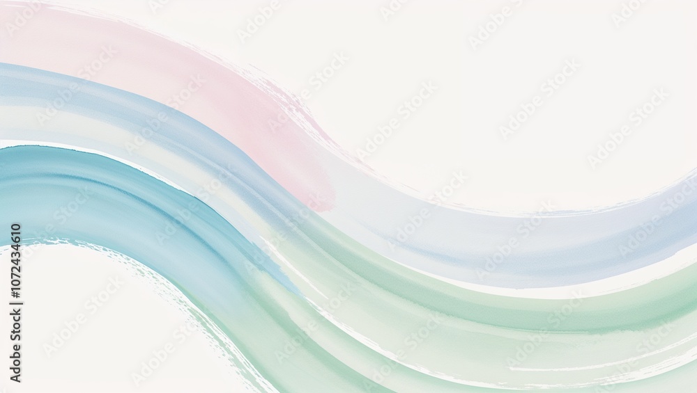 Abstract Flowing Pastel Waves on White Background
Abstract Flowing Pastel Waves on White Background