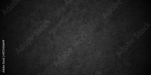 Empty Grunge abstract black charcoal wall Stone concrete texture grungy backdrop background anthracite. dark grey black slate background or texture. Black texture chalk board and black board.