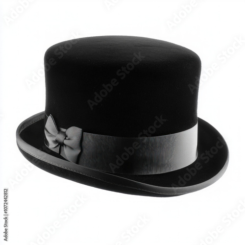 Black Top Hat Isolated