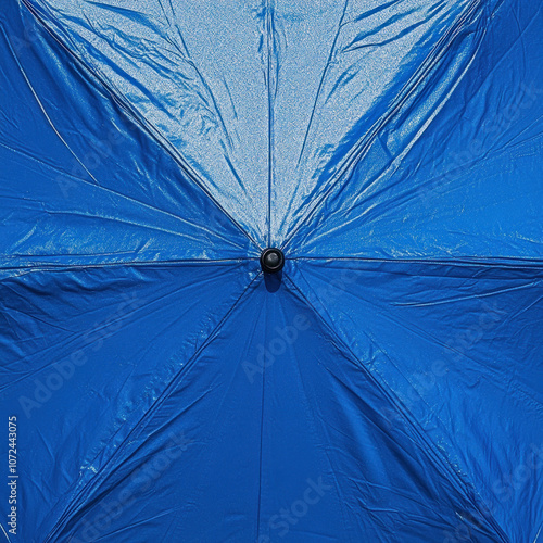 Blue Umbrella Isolated