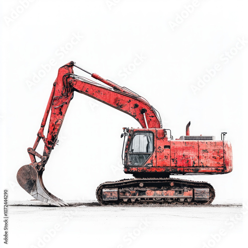 Digger Isolated