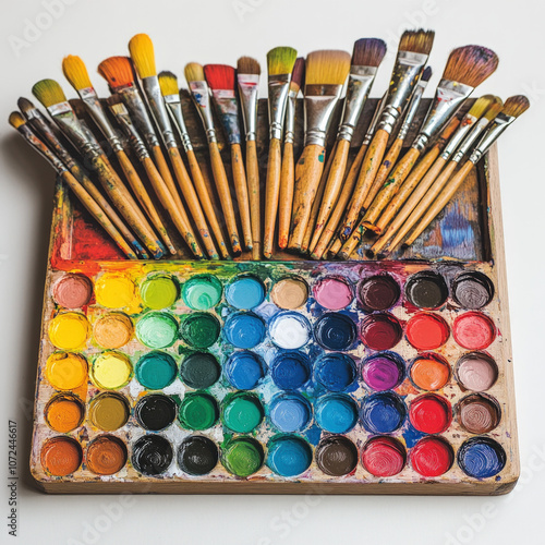 Painting Stand Isolated