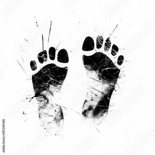 Shoeprints Isolated