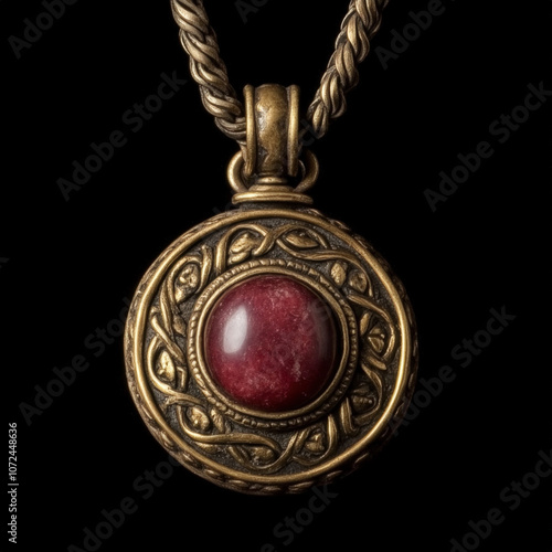 Vintage Necklace Isolated