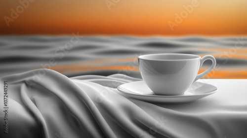 White Tablecloth Background