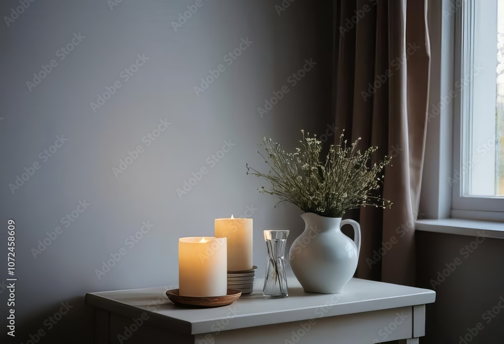 A cozy living room with soft lighting and comfortable furniture A cozy living room with soft lighting and comfortable furniture