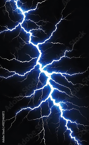 lightning in the sky