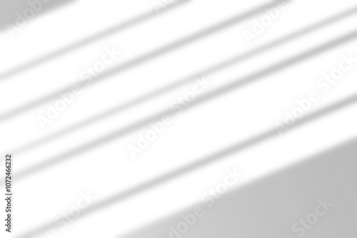 Transparent blurred shadow effect for design, Isolated on white PNG. Shadow overlay. Soft window shadow. Mockup for product display or montage. Blur shade and light effect. Graphic design elements