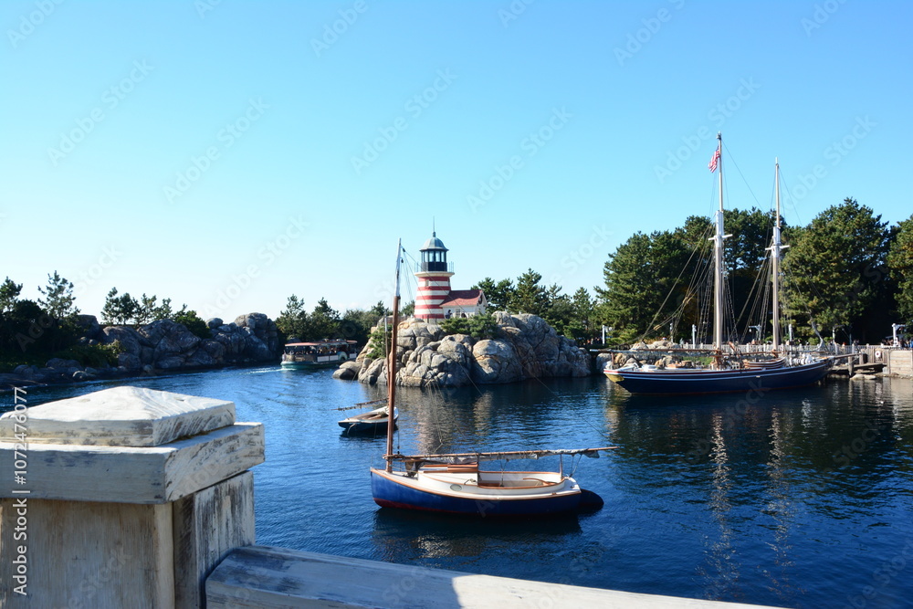 Fototapeta premium boats in the harbor