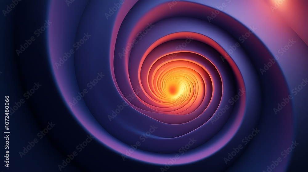 minimalist spiral design with subtle gradient shading minimalist spiral design with subtle gradient shading