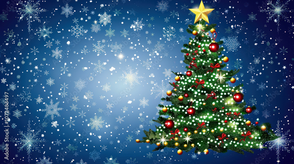 christmas tree background with copy space for text christmas tree background with copy space for text