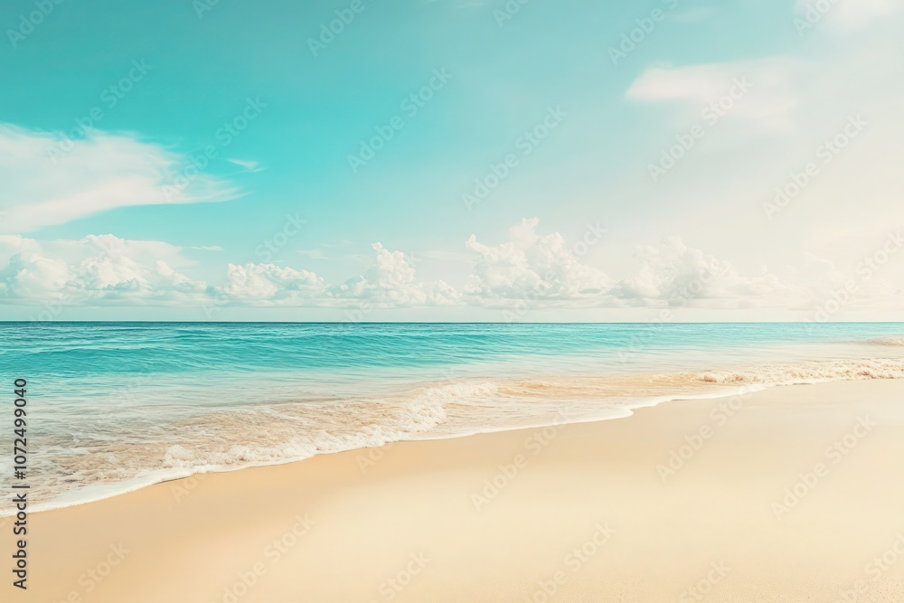 Gradient from creamy beige to soft sky blue, creating a calm, sunrise-inspired look for beach vacations. Gradient from creamy beige to soft sky blue, creating a calm, sunrise-inspired look for beach vacations.