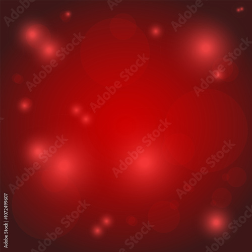 Bokeh. Glitter background. Glitter on red background. Gradient. Banner. Lights. Abstract background