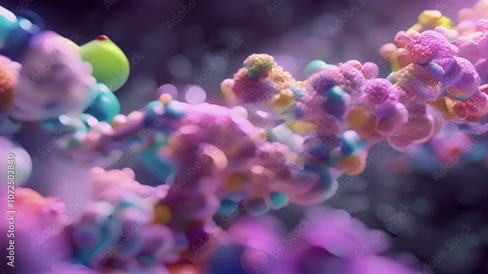 An electron micrograph of chromatin undergoing epigenetic modifications to regulate gene expression.