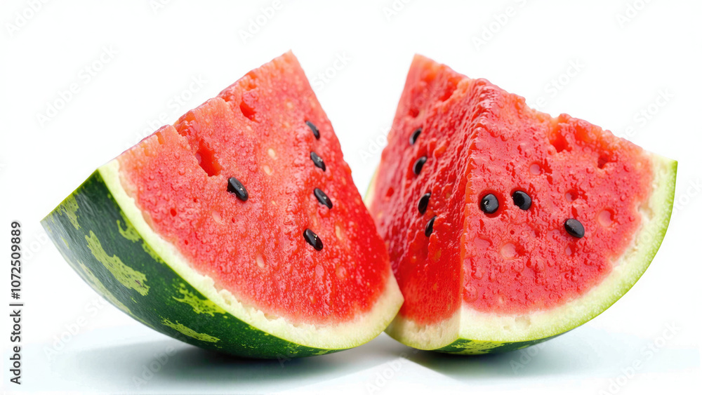 slice of watermelon isolated on white slice of watermelon isolated on white
