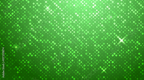 Digital pixels color display. Digital color pixels amplitude level display effect