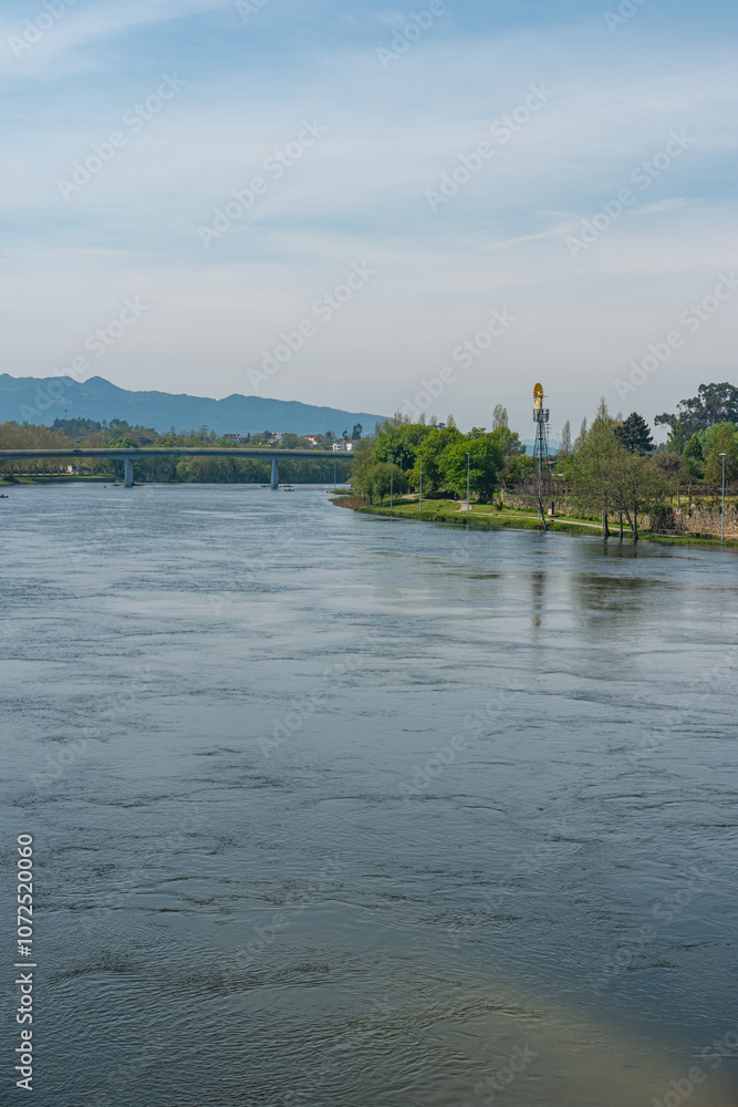 View to the Lima river on Ponte de Lima, a town in the Northern Minho region in Portugal. View to the Lima river on Ponte de Lima, a town in the Northern Minho region in Portugal.