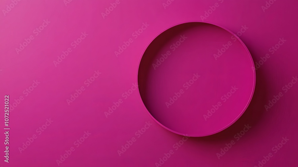 Vibrant fuchsia circle abstract art, bold pink color geometric shape, minimalist contemporary wall decor, modern design print Vibrant fuchsia circle abstract art, bold pink color geometric shape, minimalist contemporary wall decor, modern design print