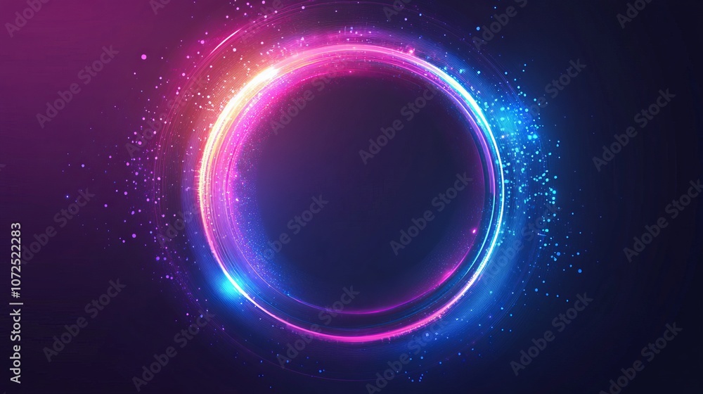 An abstract background featuring circle light effects An abstract background featuring circle light effects