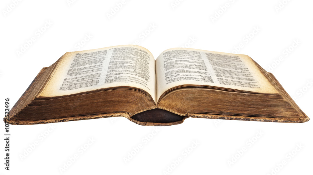 open old book on transparent background open old book on transparent background