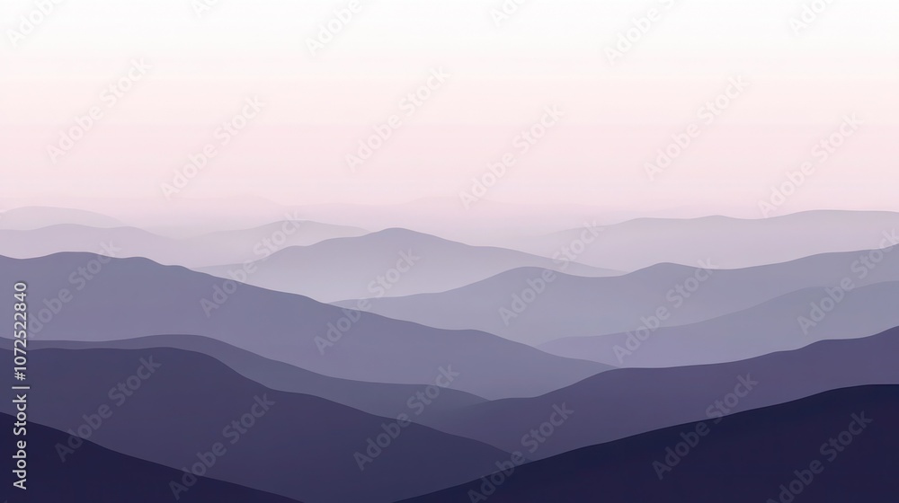 Soft gradient from cool gray to misty lavender, creating a tranquil and foggy mountain vibe for travel inspiration. Soft gradient from cool gray to misty lavender, creating a tranquil and foggy mountain vibe for travel inspiration.