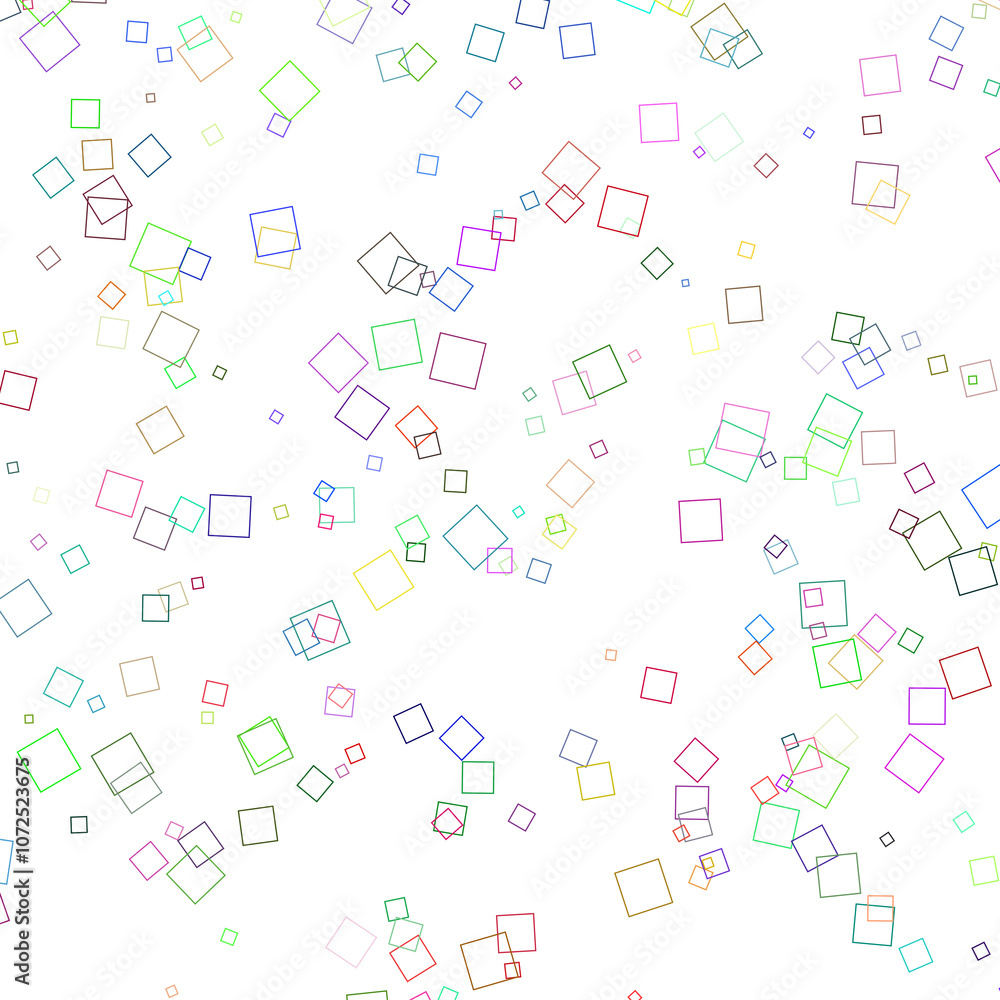 squares scattered on a transparent background - a set of neon textures with different geometric shapes squares scattered on a transparent background - a set of neon textures with different geometric shapes
