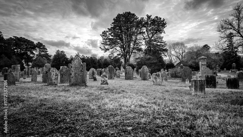 old cemetery in the autumn, Old West Barnstable Cemetery