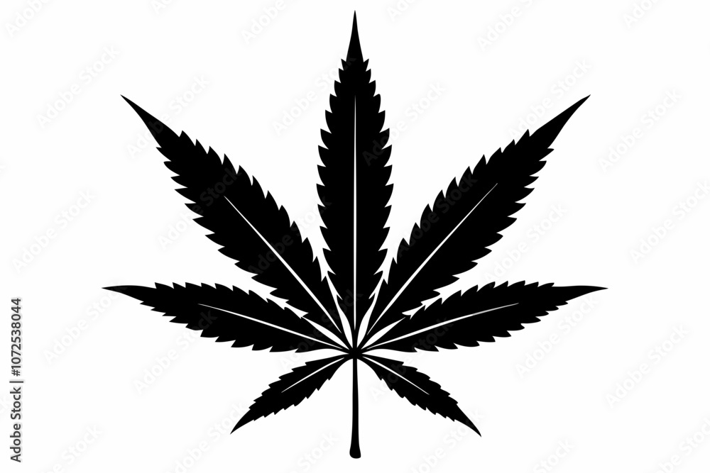 Marijuana leaf silhouette vector, Marijuana cannabis hemp leaf icon
Marijuana leaf silhouette vector, Marijuana cannabis hemp leaf icon