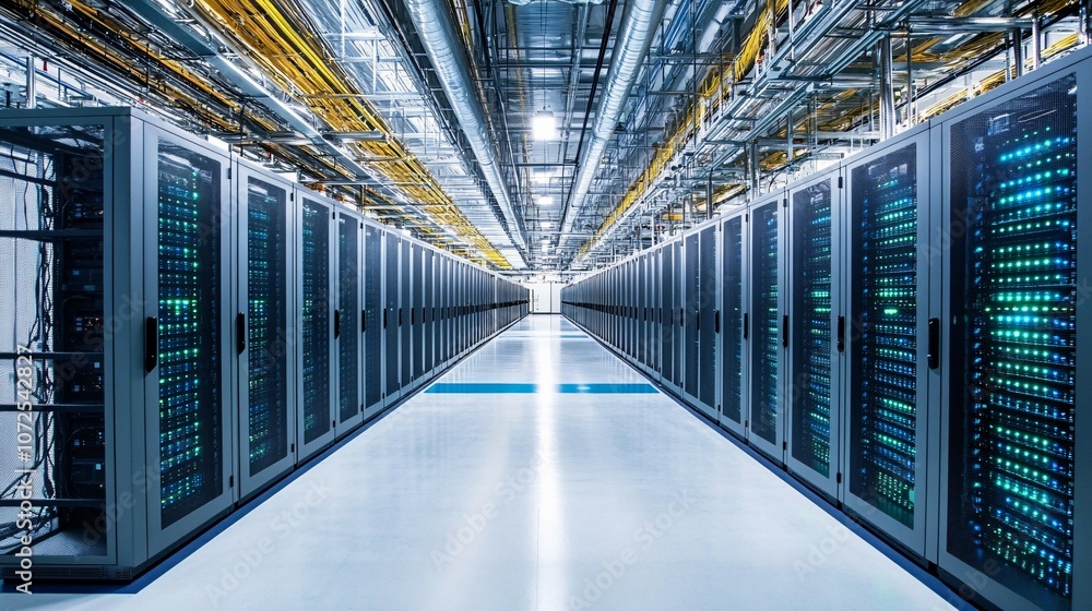 Rows of Servers in a Data Center Rows of Servers in a Data Center